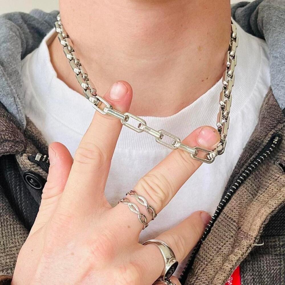 2000s vintage chain link stainless - Picture 2 of 6